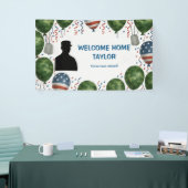 Welcome Home Veteran Banner – Patriotic Camo  (Messeveranstaltung)