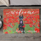 Welcome Hund Foto Custom Fußmatte