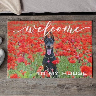 Welcome Hund Foto Custom Fußmatte