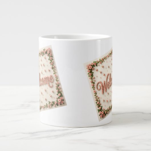 Welcome Jumbo-Tasse (Vorderseite)