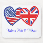 Welcome Kate & William/ Royal Wedding Mousepad (Vorne)
