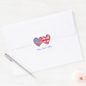 Welcome Kate & William/ Royal Wedding Quadratischer Aufkleber (Umschlag)