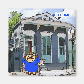 Welcome Lady on Desire St Magnet (Vorne)
