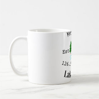 Welcome lake house corrdinated est. Year mountain Kaffeetasse