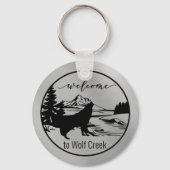 Welcome Lake Rental Property Cabin Vacation Schlüsselanhänger (Vorderseite)