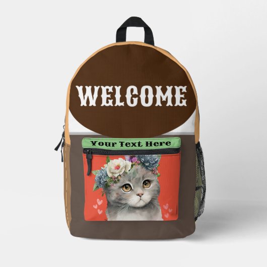 Welcome Liebe Cat Collection Rucksäcke (Vorderseite)