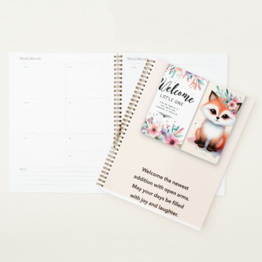 Welcome Litone - Fox & Floral Planner" Planer (Anzeige)