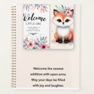 Welcome Litone - Fox & Floral Planner" Planer