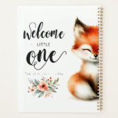 Welcome Litone - Fox & Floral Planner" Planer (Rückseite)