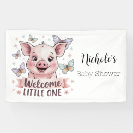 Welcome Litone - Niedliche Pinienbabydusche Banner