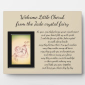 Welcome Little Cherub Fotoplatte (Vorderseite)