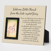 Welcome Little Cherub Fotoplatte (Seite)