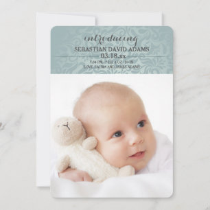 Welcome Little Liebe Foto Geburtserklärung Ankündigung