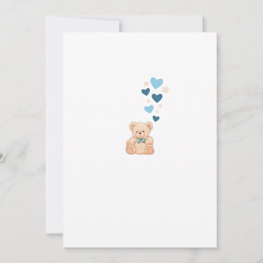 Welcome Little One Einladung (Rückseite)