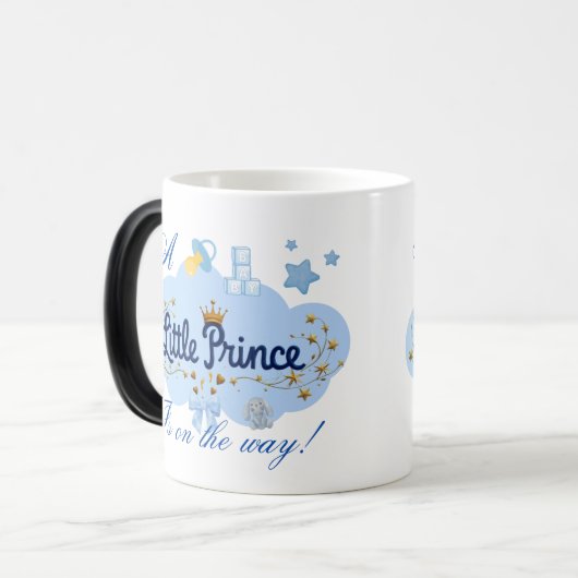 "Welcome Little Prince" Magic Heat-Reveal-Tasse Verwandlungstasse (Vorderseite Links)