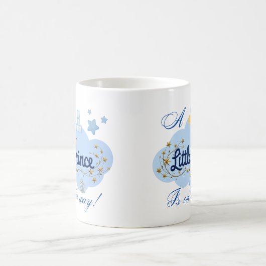 "Welcome Little Prince" Magic Heat-Reveal-Tasse Verwandlungstasse (Mittel)