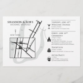 Welcome Map Card - CUSTOM für Shannon