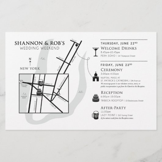 Welcome Map Card - CUSTOM für Shannon (Rückseite)