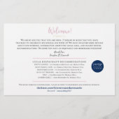 Welcome Map Card Wedding Weekend - für Kiersten (Vorderseite)