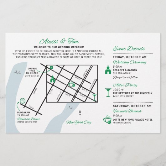 Welcome Map - CUSTOM for ALEXIS (Vorderseite)