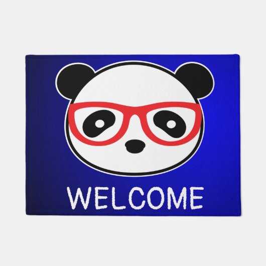 Welcome Mat Panda Bear Fußmatte (Vorderseite)