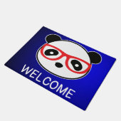 Welcome Mat Panda Bear Fußmatte (Schrägansicht)