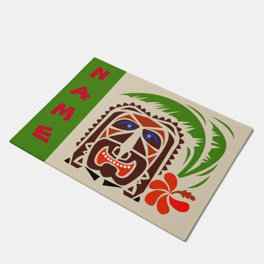 Welcome Mat, Tiki Bar. bearbeiten Text Doormat Fußmatte (Schrägansicht)