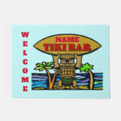Welcome Mat, Tiki Bar Doormat Fußmatte (Vorderseite)