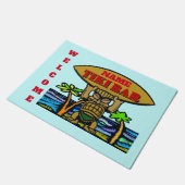 Welcome Mat, Tiki Bar Doormat Fußmatte (Schrägansicht)