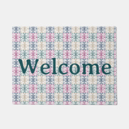 Welcome Mat with Tiles Fußmatte