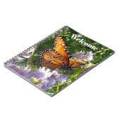 Welcome Monarch Butterfly Foto Guest Comment Notizblock (Linke Seite)