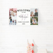 Welcome Monogram & Foto Family Wiedersehen Banner (InSitu)