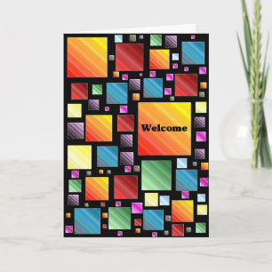 Welcome Mosaic Karte