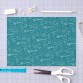 WELCOME nahtlose Muster mit LINIEN Seidenpapier (Handwerk)