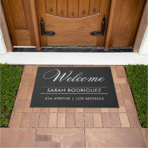Welcome|Name|Address Modern