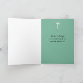 Welcome New Church Member Ivy Windows Karte (Innenseite)