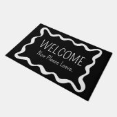 Welcome Now Please Leave Funny Introvert Fußmatte (Schrägansicht)