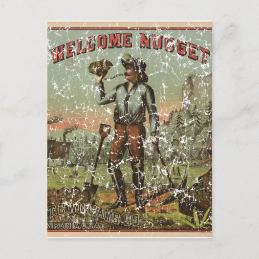 Welcome Nugget-1904 - Not Postkarte (Vorderseite)