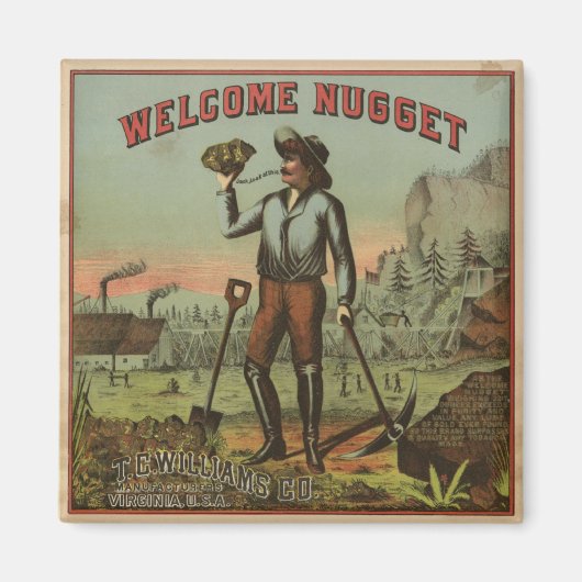 Welcome Nugget Magnet (Vorne)