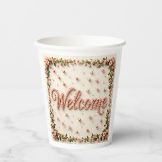 Welcome pappbecher