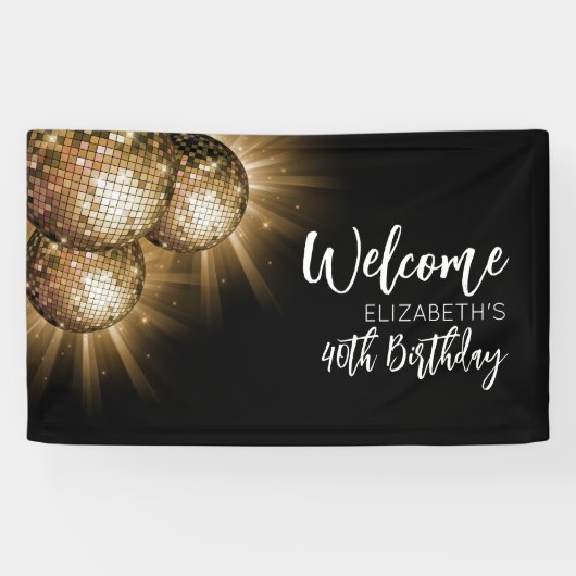 Welcome Party Banner (Horizontal)