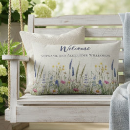 Welcome Porch Pillow – Wildflower Meadow Lendenkissen