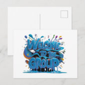 Welcome Postcard Postkarte (Vorne/Hinten)