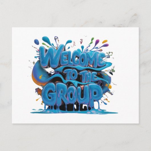 Welcome Postcard Postkarte (Vorderseite)