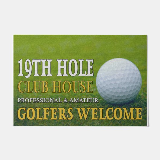 Welcome Professional & Amateur Golfers Fußmatte (Vorderseite)