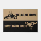 Welcome Race Mat, Custom Man doormat Fußmatte (Vorderseite)
