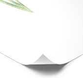 Welcome Ranunculus & Anemones Brautparty Custom Poster (Ecke)