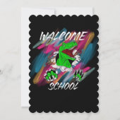 WELCOME SCHOOL WELCOME BACK TO SCHOOL EINLADUNG (Rückseite)