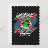 WELCOME SCHOOL WELCOME BACK TO SCHOOL EINLADUNG (Vorderseite)