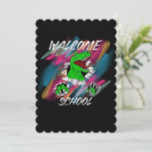 WELCOME SCHOOL WELCOME BACK TO SCHOOL EINLADUNG (Stehend Vorderseite)